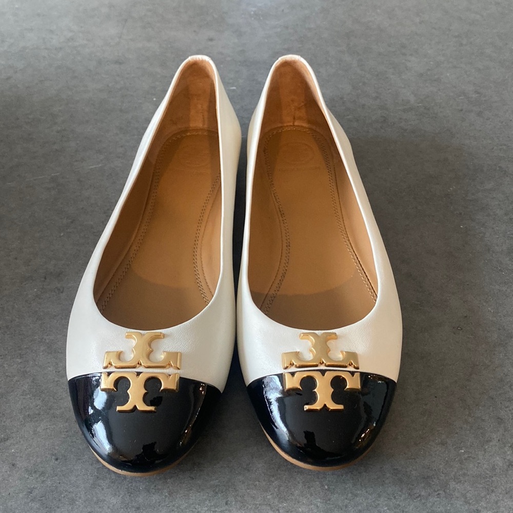 Tory Burch Everly Cap Toe Ballet.